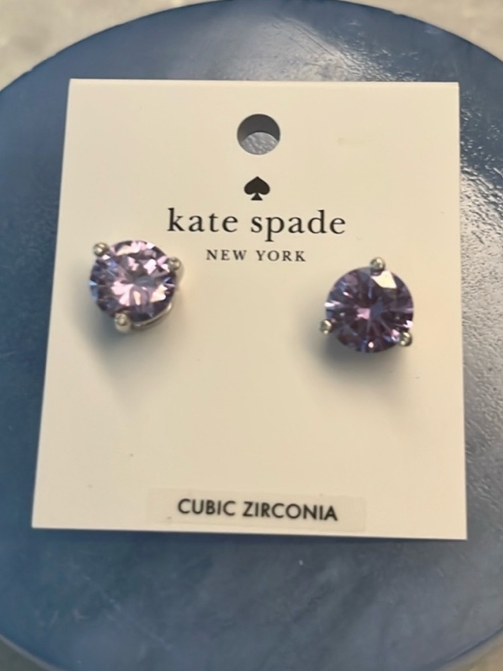 🏷️🧡🔥kate spade - Purple Rise and Shine Studs Amethyst - OS